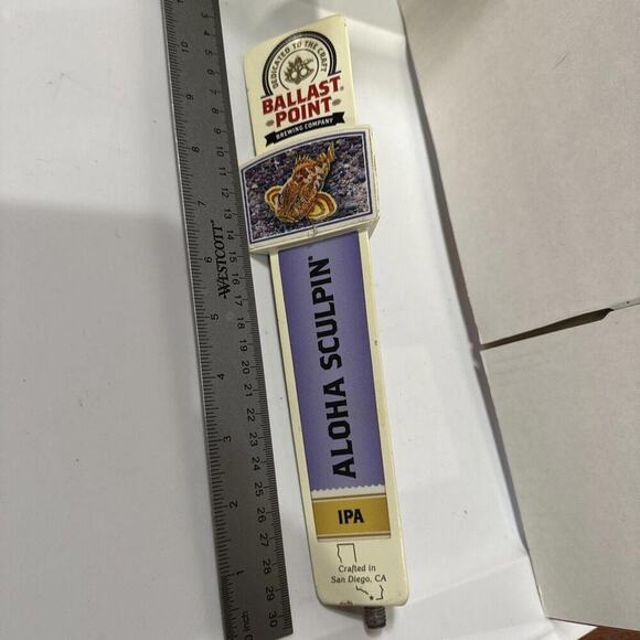 Ballast Point Beer Tap Handle Aloha Sculpin IPA California - Picture 1 of 5